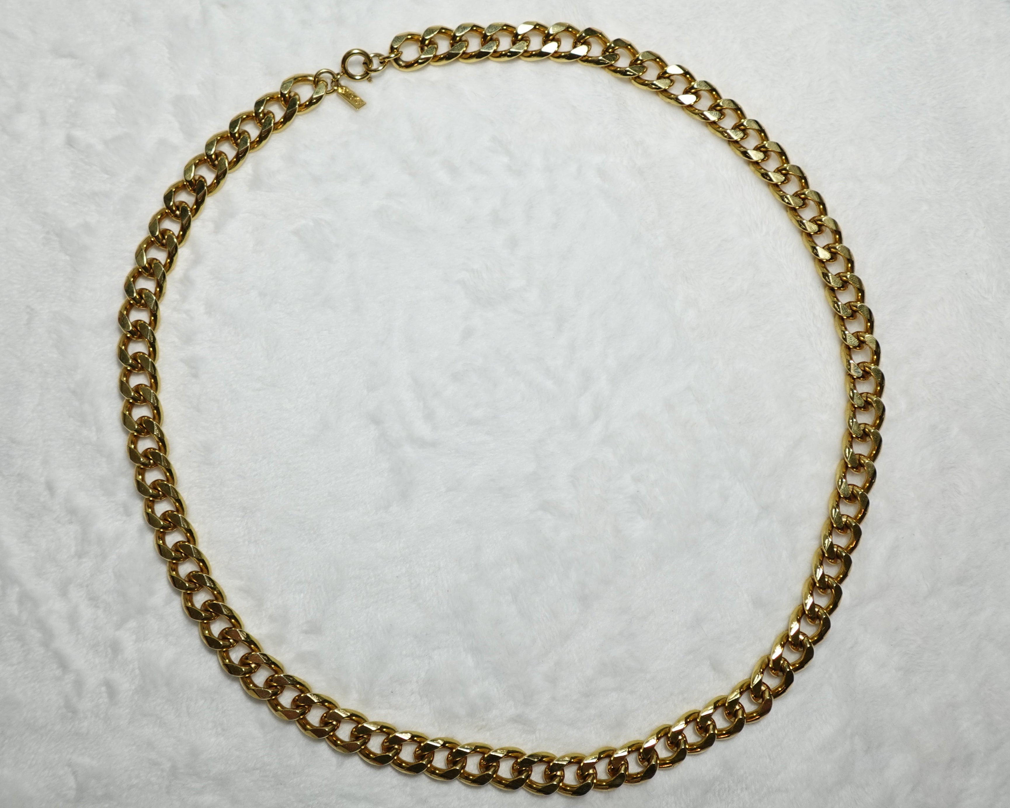Vintage Monet Gold Tone 25 inch Chain Necklace