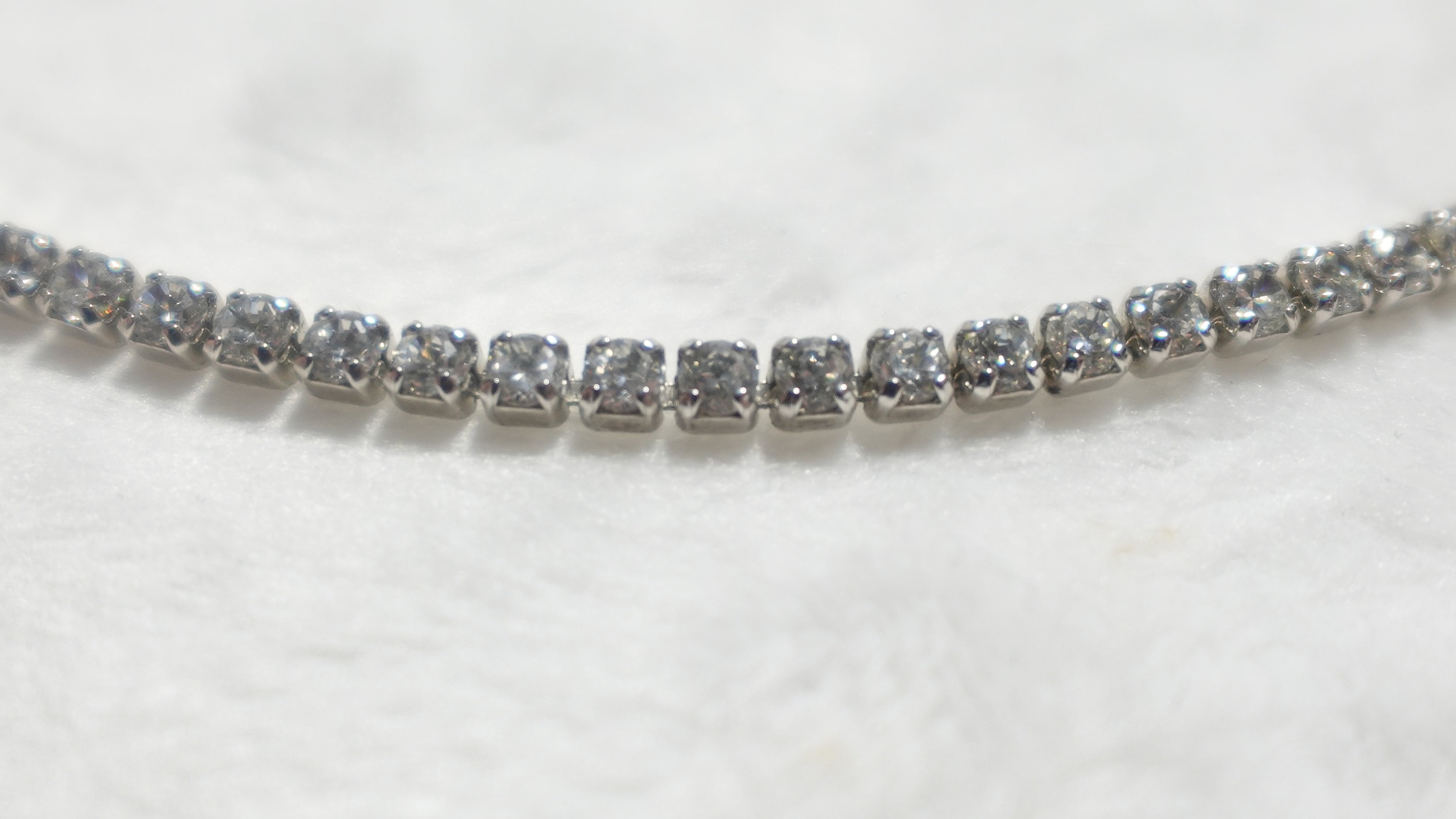 Silver Tone Rhinestone Bolo Necklace