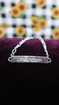 Vintage Speidel Stainless Steel Children's Bracelet "Little Angel"