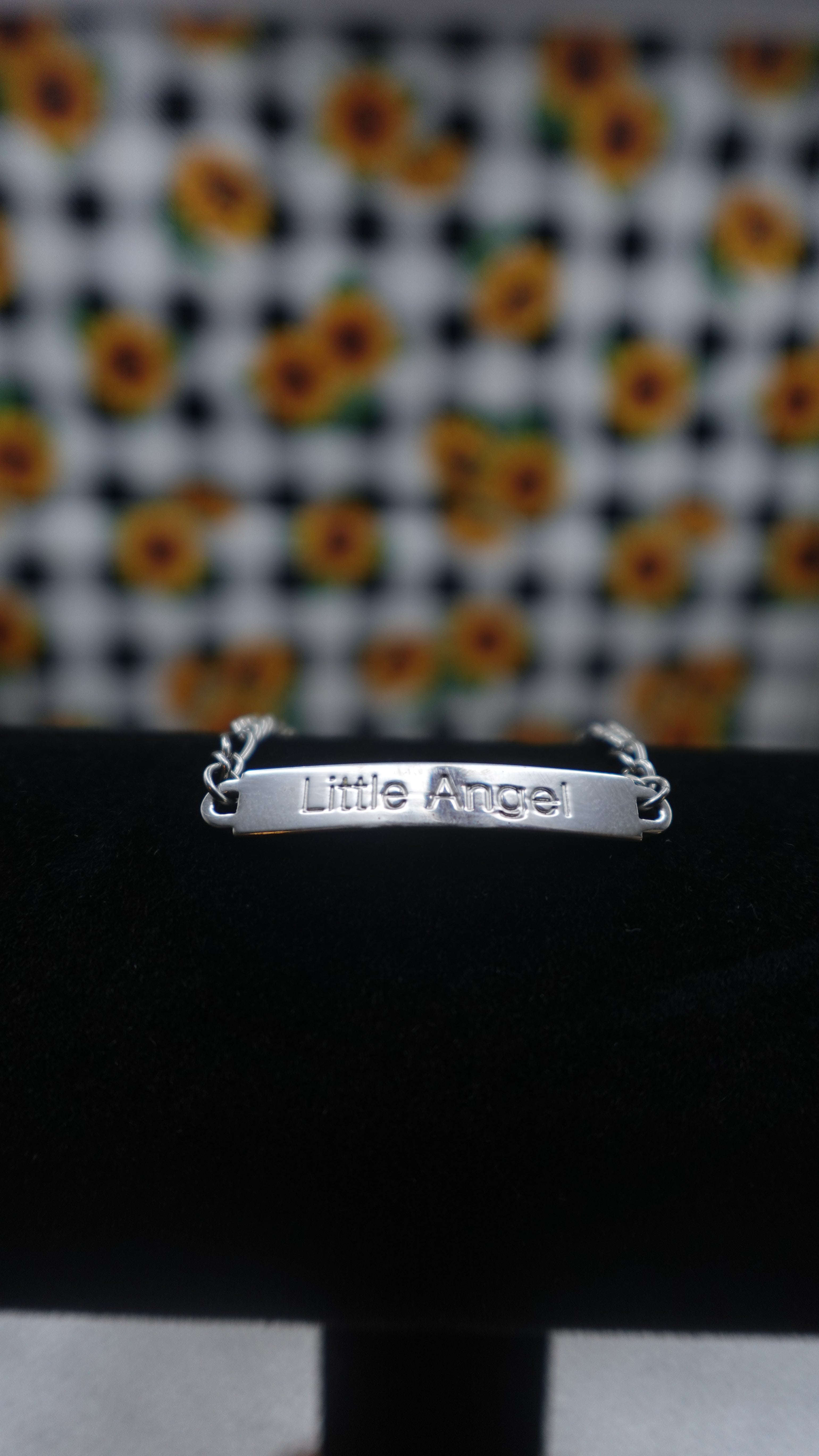 Vintage Speidel Stainless Steel Children's Bracelet "Little Angel"
