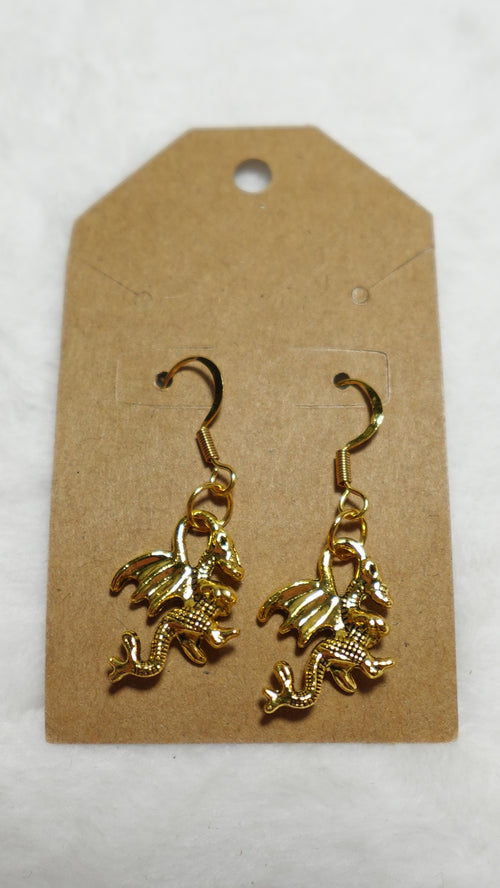 Dragon earrings