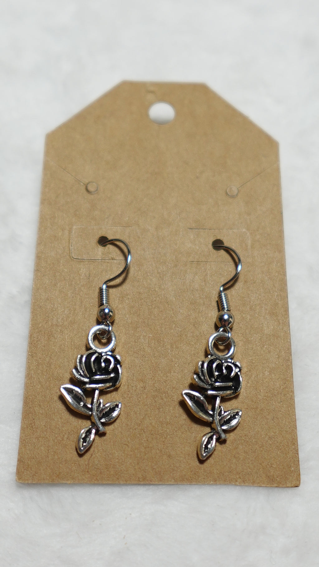 Rose earrings