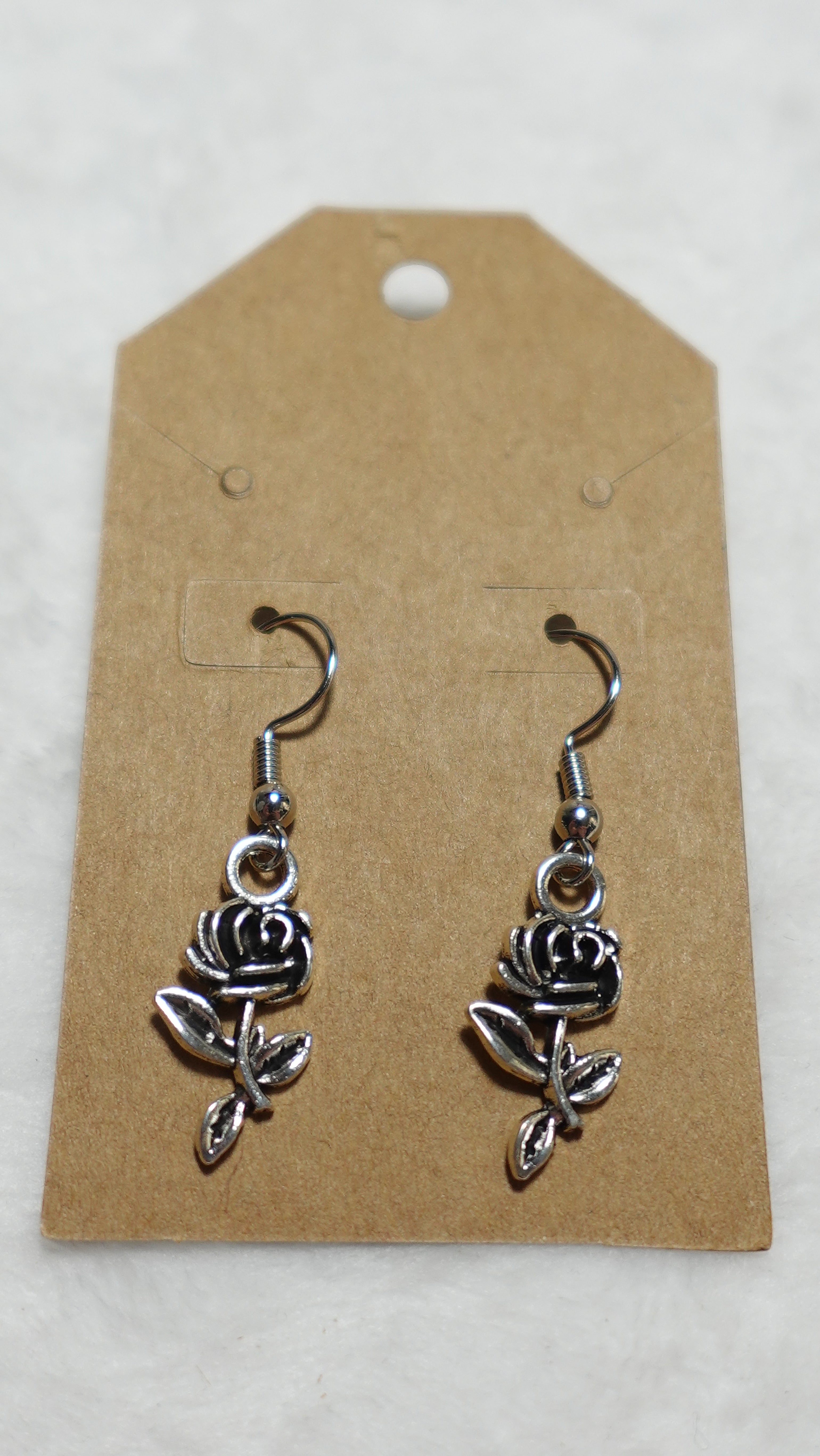 Rose earrings