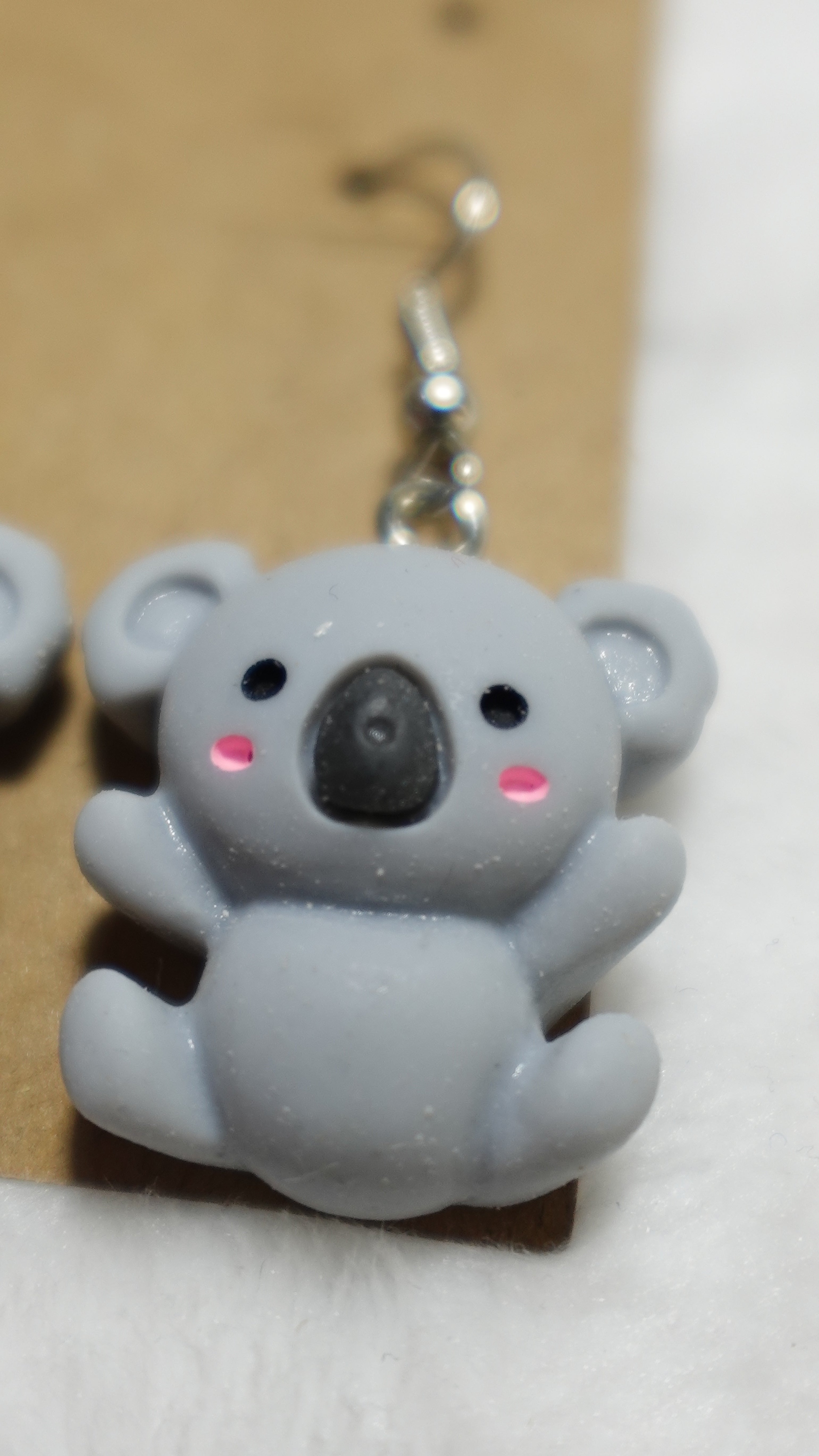 Koala earrings