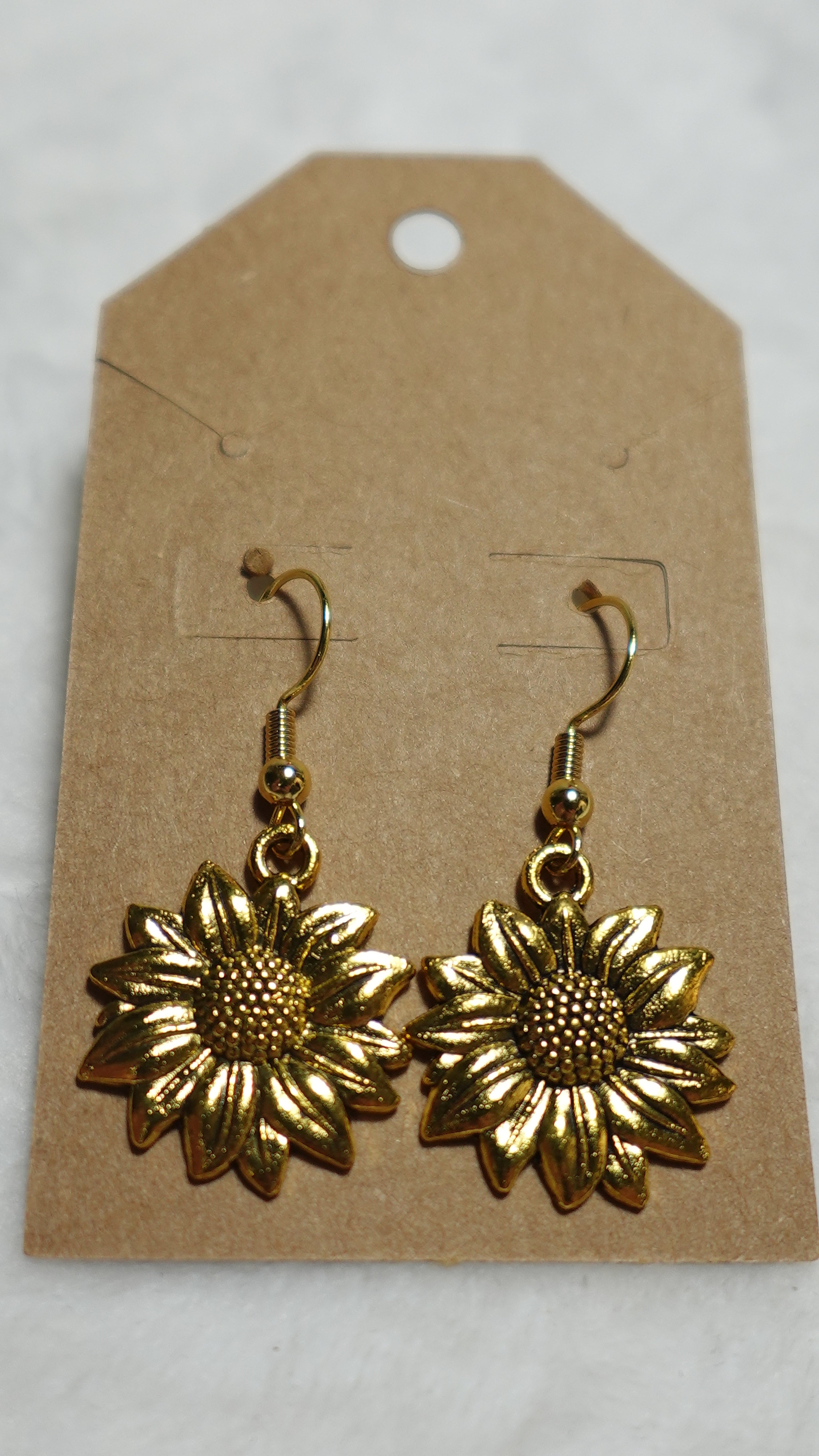 Sunflower earrings