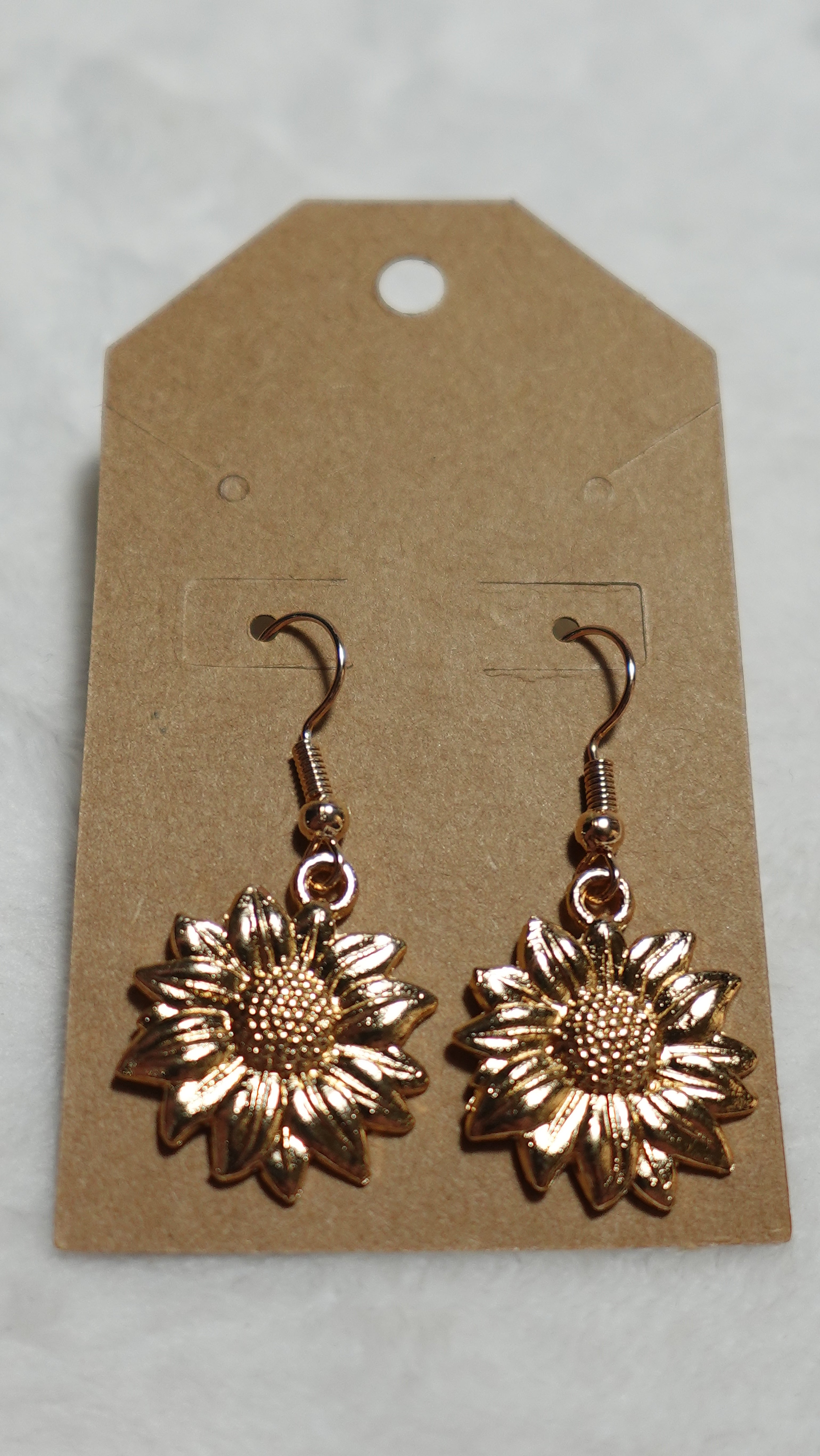 Sunflower earrings