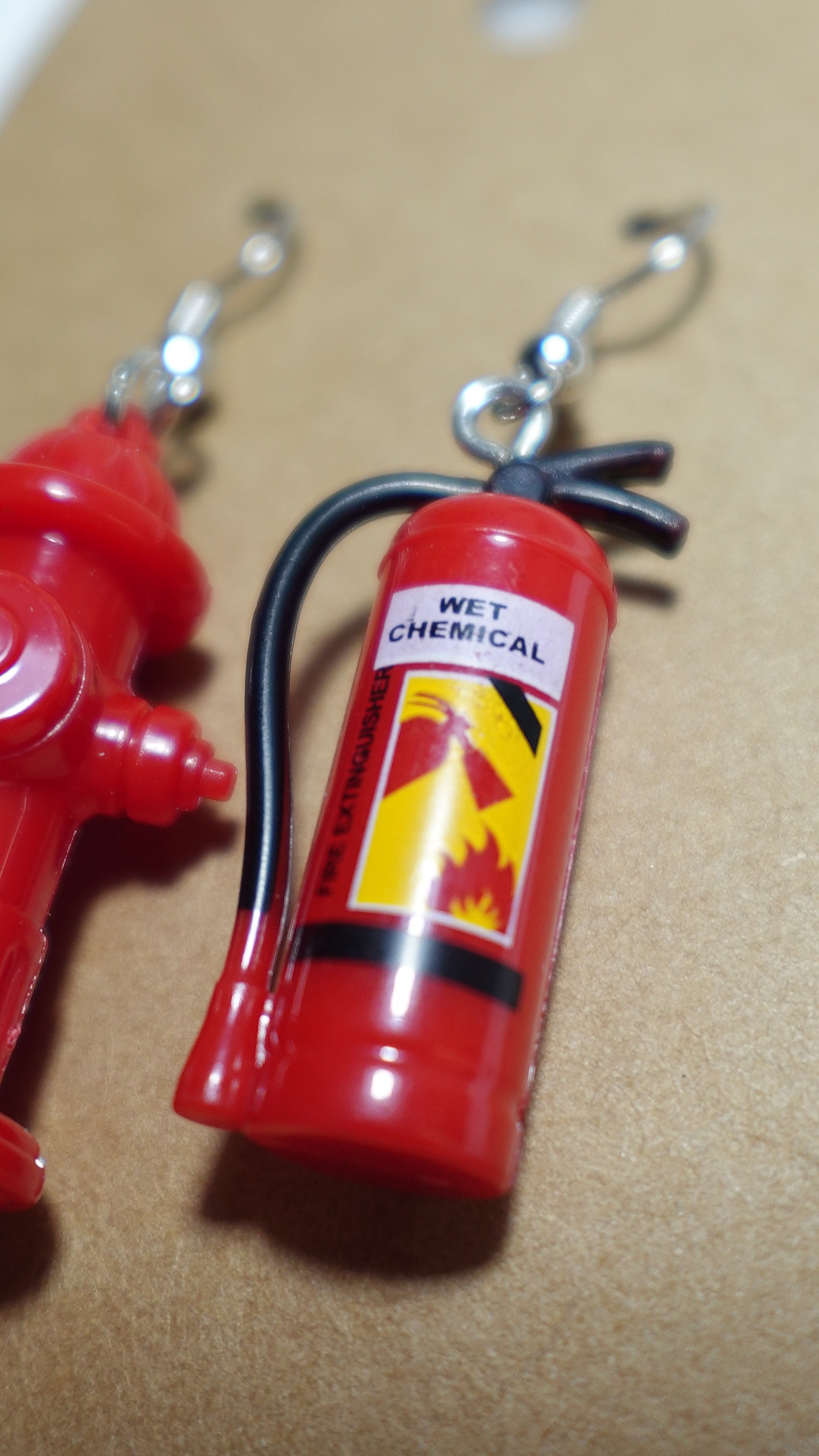 Firefighter earrings
