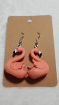 Flamingo earrings