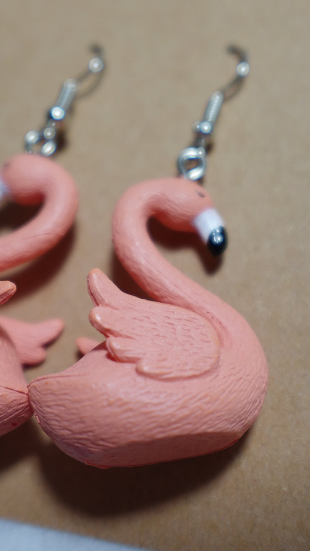 Flamingo earrings