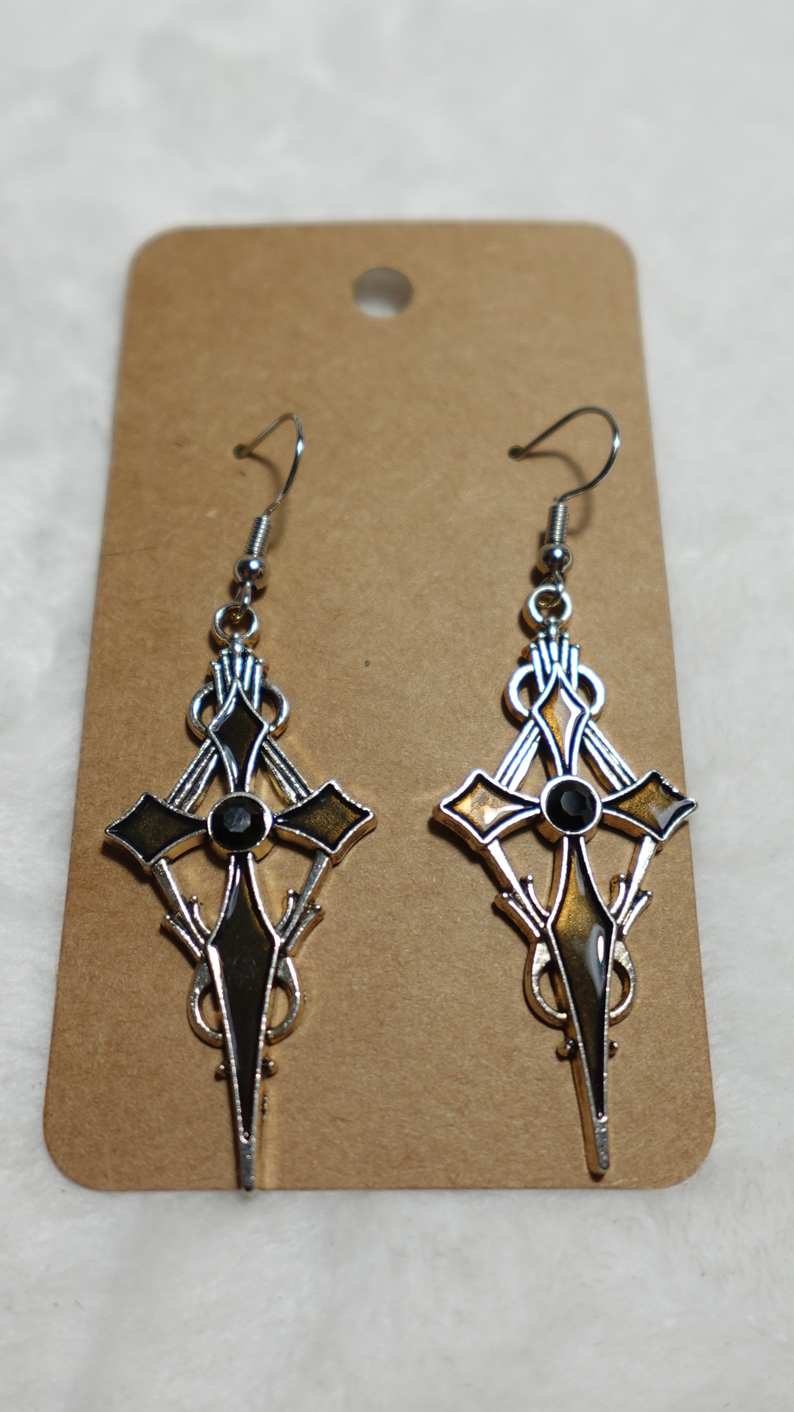 Gothic Cross earrings