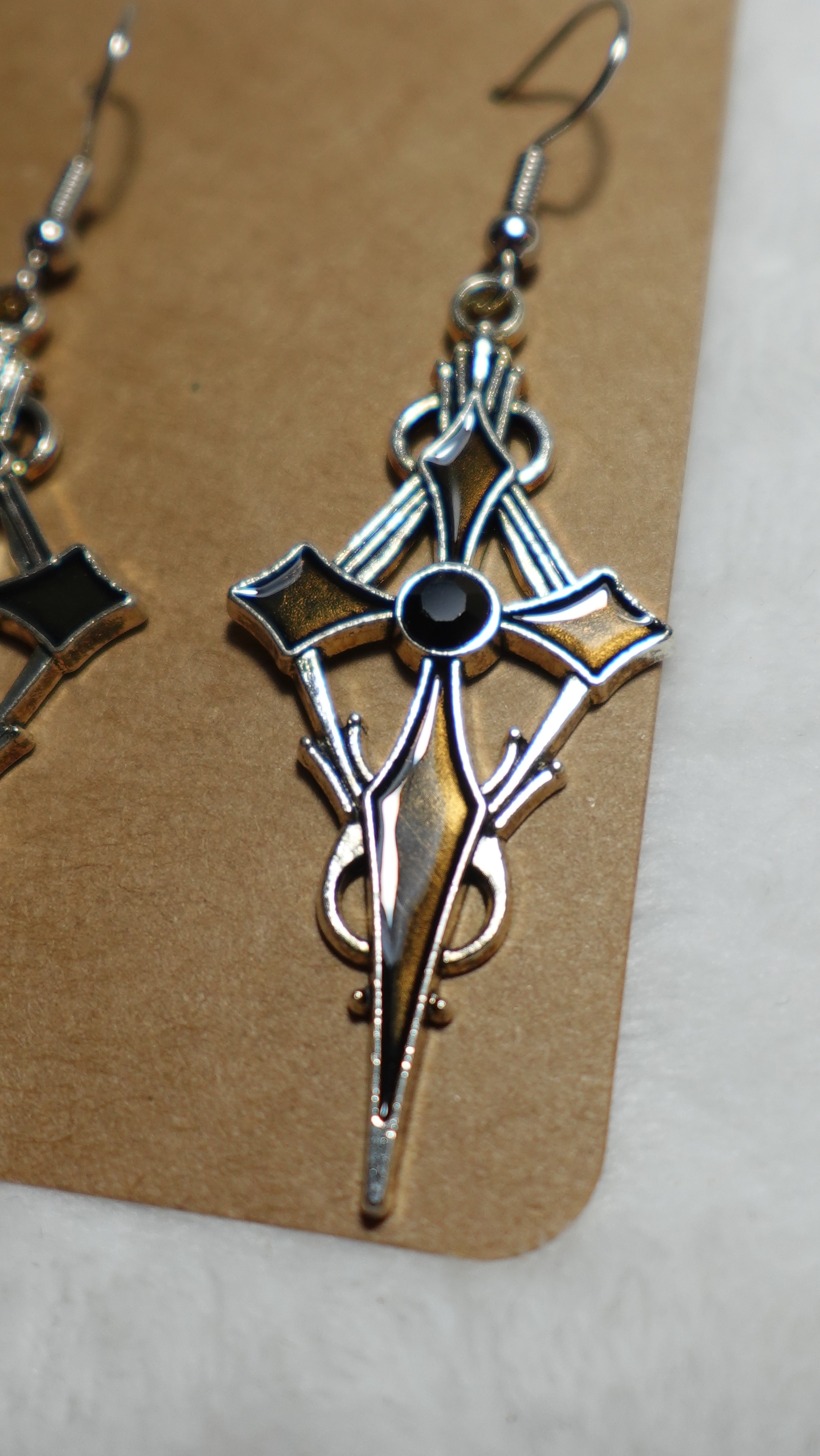 Gothic Cross earrings