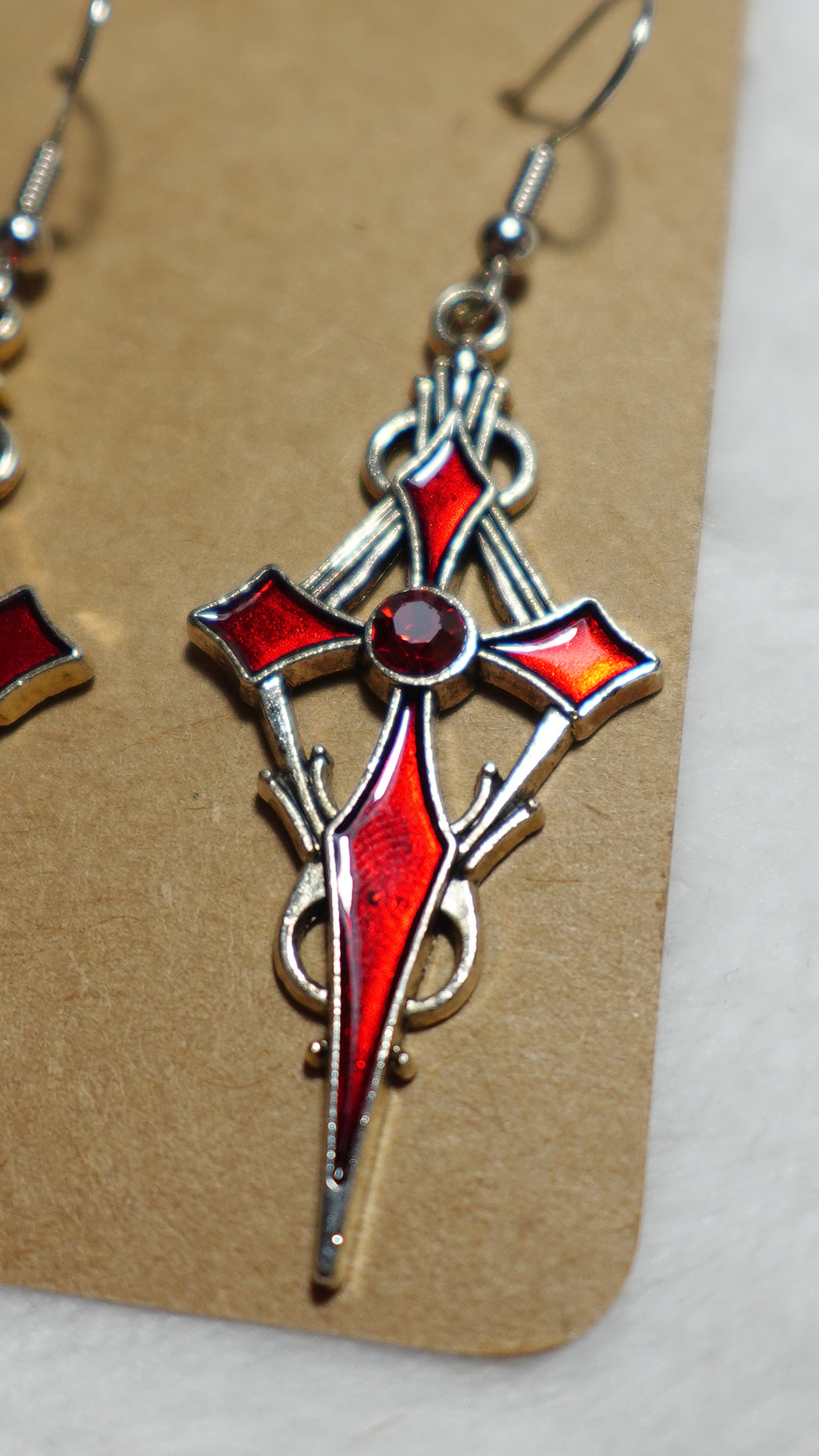 Gothic Cross earrings