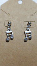 Music note earrings