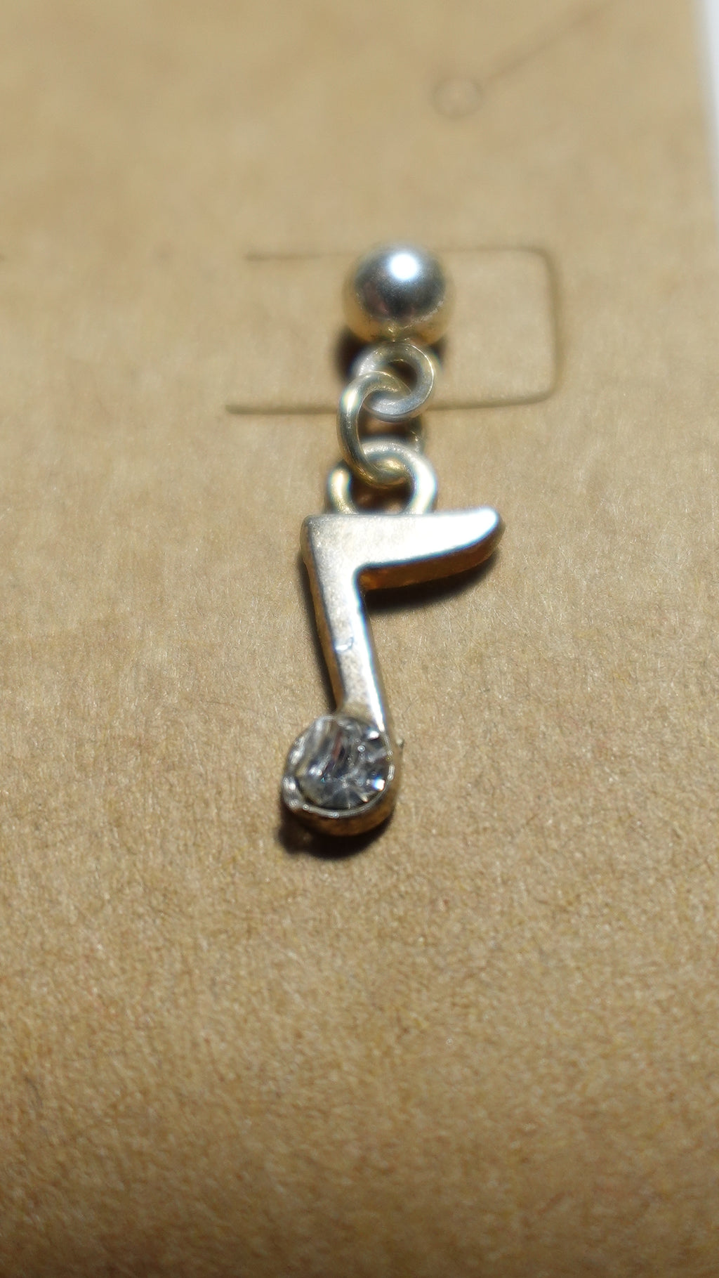Music note earrings